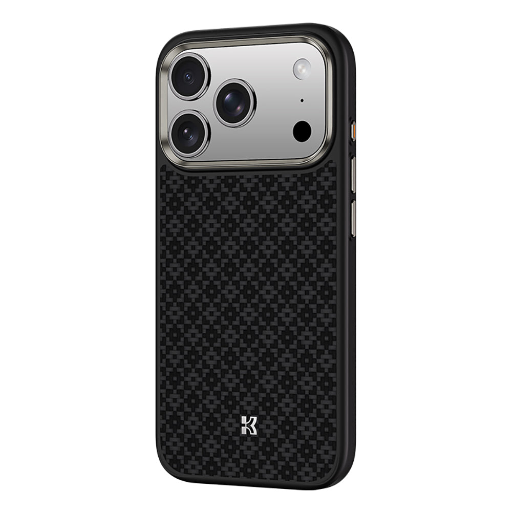 Benks ArmorPro ArmorGrid Serisi iPhone 17 Pro Max M-Safe Şarj Özellikli Kevlar Kılıf Benks ArmorPro ArmorGrid Serisi iPhone 17 Pro Max M-Safe Şarj Özellikli Kevlar Kılıf